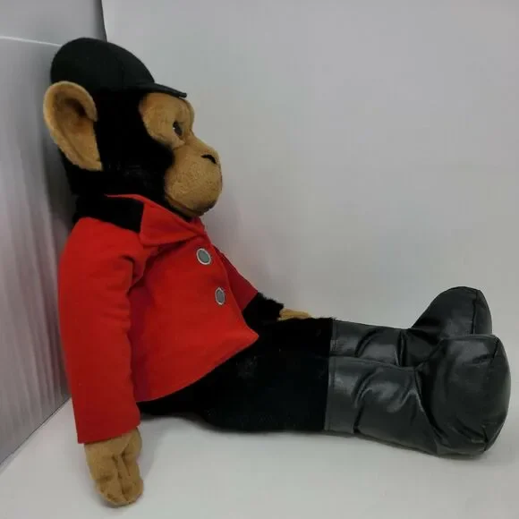 Aurora Plush Tally Ho Monkey Rare Original Circus Stuffed Animal Red Coat Vtg